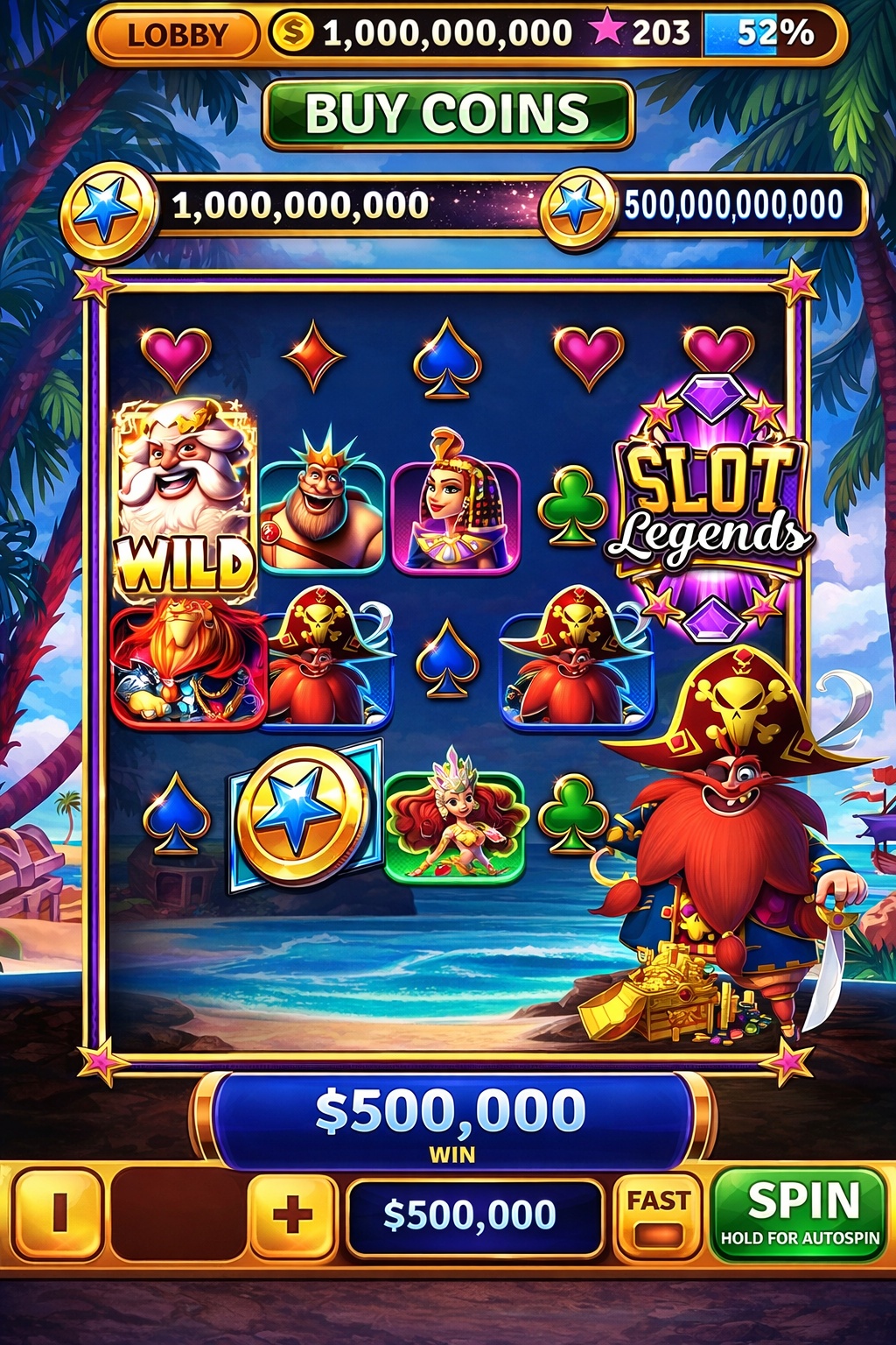 LuckyLand Slots game